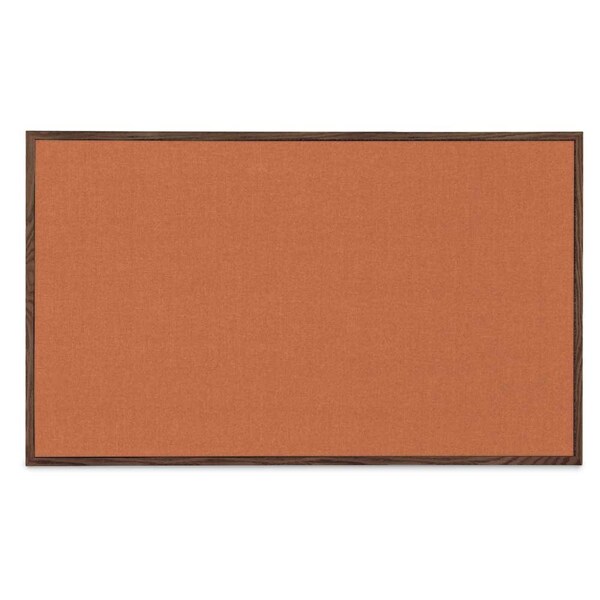 Combo Board, 48"x36", Satin Frame/Black Porcelain & Cork